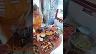 Buffet de salades salad legumes légumes vegetarian spices Cook foodlover food foodie good [upl. by Emmett352]