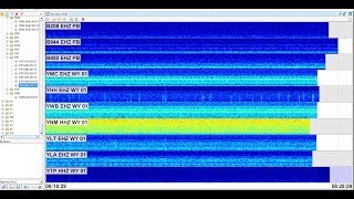 USGS IRIS SWARM Program  Spectrograms seismograms spectra plots and more [upl. by Alyakem547]