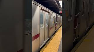 MTA NYC Subway Flatbush AveBrooklyn College Bound R142 2 Train Arrives at Fulton Street nycsubway [upl. by Olracnaig]