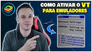 COMO ATIVAR A VIRTUALIZAÇÃO DO PC PARA USAR EMULADOR [upl. by Atirrehs]