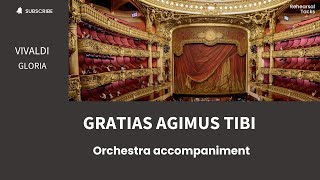 Vivaldi Gloria4 Gratias agimus tibi Orchestra accompaniment [upl. by Tybi284]