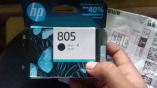 HP Deskjet 2331 Printer Cartiege  HP Black 805 Cartiege Unboxing  HP DeskJet 2331 All in One [upl. by Aneis]