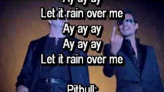 Pitbull ft Marc Anthony Rain over me official lyrics on screen and description [upl. by Batty]