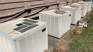 HVAC  1991 AirEase Magic Chef CJK Air Conditioners [upl. by Costa]