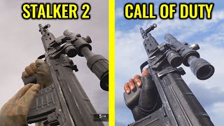 Stalker 2 vs COD Black Ops 6  Weapons Comparison [upl. by Agan]