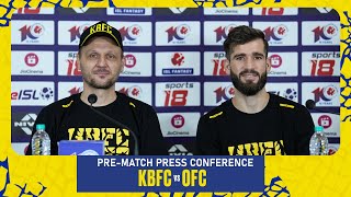 KBFC VS OFC  ISL 10  PreMatch Press Conference  Kerala Blasters [upl. by Atis]