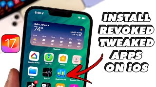 How to Install Revoked Tweaked Apps on ANY iOS 17 No Computer  100 Worked [upl. by Illona]