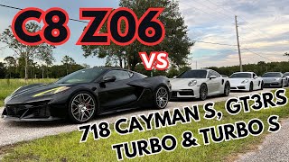 EP 10 C8 Z06 Takes on the Porsche 911 Turbo S Drag Race Battle [upl. by Barb]