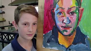 HOW TO PAINT PORTRAIT IN THE STYLE OF EXPRESSIONISM [upl. by Aniles]