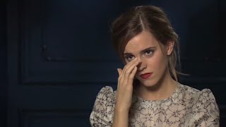 Emma Watson gets upset and stops the interview [upl. by Joelly]