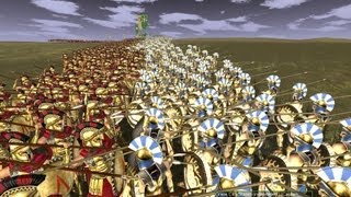 Rome Total War Theebes vs Sparta The Battle of Luctra Historical [upl. by Hermy]