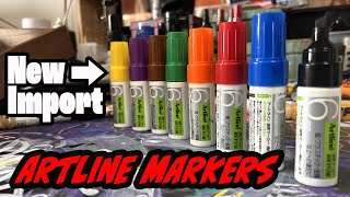 Artline Markers Imported From Japan First Test [upl. by Norry]