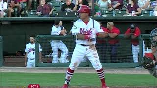 Kolten Wong 2nd atbat with Peoria Chiefs in rehab stint [upl. by Ecnesse]