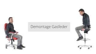 Demontage Gasfeder  hjh OFFICE [upl. by Ninetta]