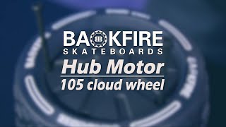 How to install 105 cloud wheel donut on hub motors boards Backfire G2 Black G3 ERA and Mini [upl. by Noremak950]