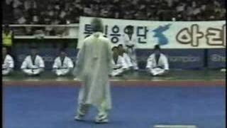 Master Kang Shin Chul Creative Taekwondo Poomsae [upl. by Nayra]