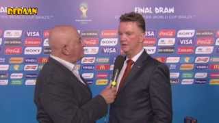 Van Gaal over WKloting  WKVoetbal 2014 [upl. by Oech195]