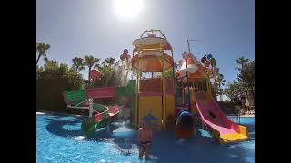 Palmeras Beach Hotel Alanya Turkey Pool overview [upl. by Yila]