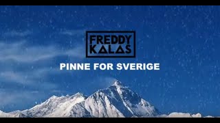 Freddy Kalas  Pinne For Sverige Svensk Lyric Video [upl. by Forlini40]