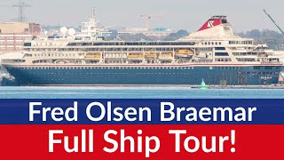 Braemar Full Cruise Ship Tour  Fred Olsen Cruise Line Braemar Full HD Tour [upl. by Ynnavoig361]