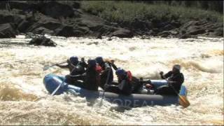 Whitewater Rafting on the Magpie River Adventure Quebec Canada [upl. by Nanine]