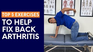 Top 5 Exercises You Need To Help Fix Back Arthritis [upl. by Fleck]