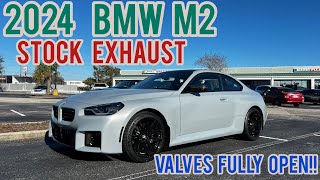 2024 G87 BMW M2 Stock Exhaust Sound  Valve Fully Open Mod G8082 as well [upl. by Aerdnu630]