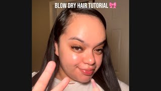 Blow Dry Hair Tutorial hairtutorial ✨ [upl. by Ricarda498]