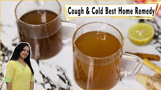 Get Instant Relief From Cough amp Cold in 5 Min  2 Ayurvedic Immunity Booster Drinks  Kadha Recipe [upl. by Mcspadden]