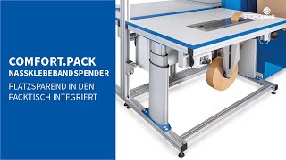 COMFORTPACK Nassklebebandspender  DE [upl. by Fauch]