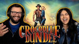 Crocodile Dundee 1986 First Time Watching Movie Reaction [upl. by Amis]