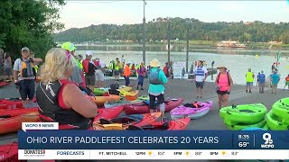 Ohio River Paddlefest celebrates 20 years [upl. by Adnwahsar]