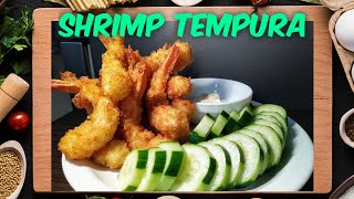 SHRIMP TEMPURA  TEMPURA RECIPE  Bonings Kitchen [upl. by Ishii]