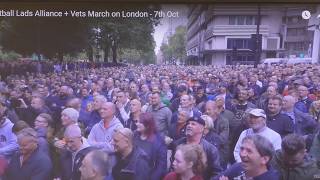 Fussballfan Allianz u Veteranen marschieren auf London  7 Oktober 2017 [upl. by Jacobson80]