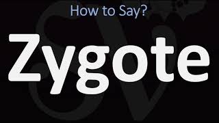 How to Pronounce Zygote CORRECTLY [upl. by Gut517]