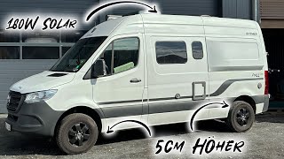 Mehr Bodenfreiheit für den Hymer Free S600 Camper  Solaranlage [upl. by De324]