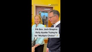 PA Governor Shapiro Says Kelly Ayotte is Trying To Be quotMultiple Choicequot [upl. by Krystyna566]