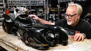 Adam Savage Unboxes the Batmobile From Batman 1989 [upl. by Htiekel859]