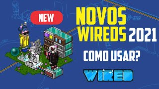 CONFIRA OS NOVOS WIREDS DO HABBLET HOTEL 2021  COMO USAR  HABBO  TUTORIAL WIRED [upl. by Etiuqram]