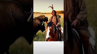 Sitting Bull rides among Bison [upl. by Scevour625]