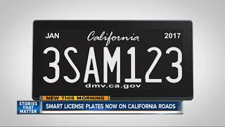 Smart license plates hitting California roads [upl. by Asin]