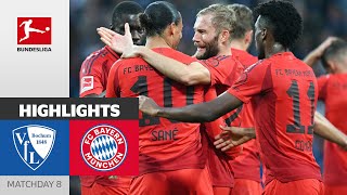 Bayern Cruise to Victory in Bochum  VfL Bochum 1848  FC Bayern München 50  Highlights  MD 8 [upl. by Ayouqes559]