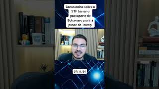 Constantino fala sobre o passaporte do Bolsonaro shorts [upl. by Lily]