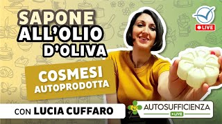 Sapone allolio doliva fai da te con la saponificazione a freddo  Lucia Cuffaro [upl. by Olonam]