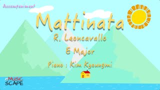 Leoncavallo quotMattinata” E Major Piano Accompaniment [upl. by Harlow]