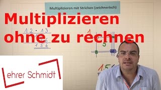 UNGLAUBLICH Multiplizieren OHNE zu rechnen  Mathematik  Lehrerschmidt [upl. by Inod874]