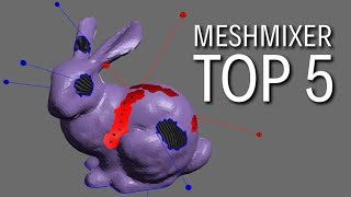 Top 5 Must Know Meshmixer Tricks for 3D Printing  FREE [upl. by Llacam792]