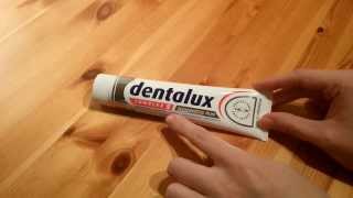 dentalux Complex 5 Seidenweiss Plus Zahnpasta Unboxing deutschgerman [upl. by Lexy]