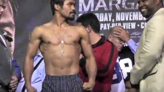 Manny Pacquiao and Antonio Margarito Official Weigh in  FightFan [upl. by Aileve408]