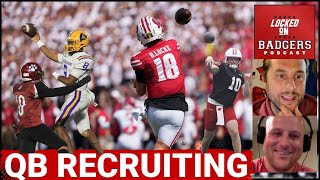 How can the Wisconsin Badgers can fix their quarterback depth issues 2026 recruiting [upl. by Ahsiekram]